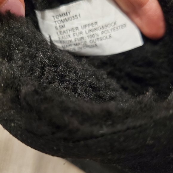 NEW Steve Madden Tommy Black Suede Ankle Boot - Picture 4 of 6